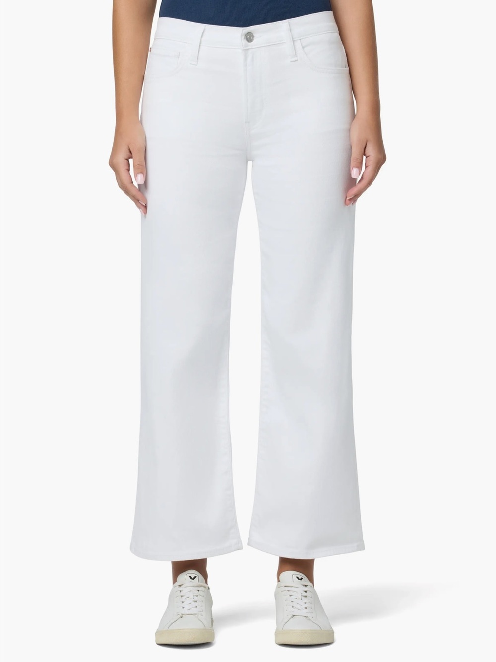White Hudson Wide Leg Jeans